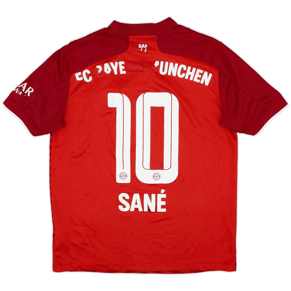 2021-22 Bayern Munich Home Shirt Sane #10 - 5/10 - (L.Boys)