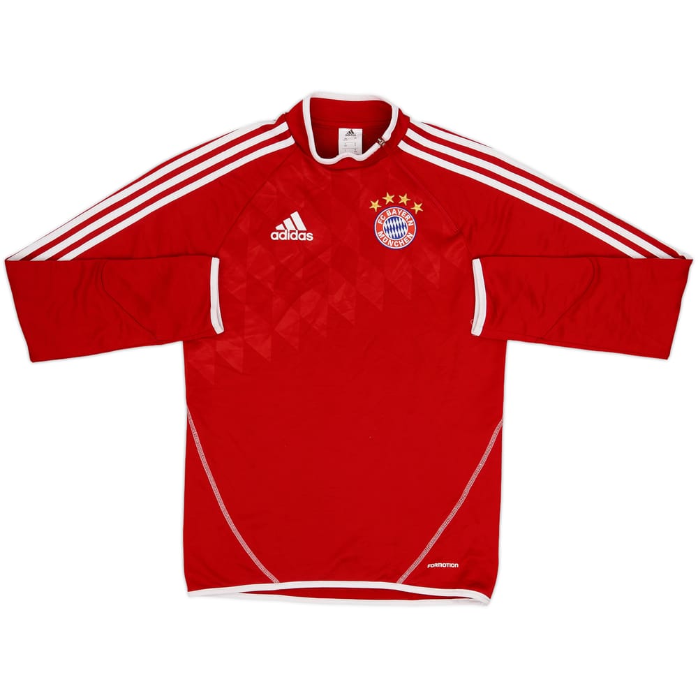2013-14 Bayern Munich adidas 1/4 Zip Drill Top - 8/10 - (XL.Boys)