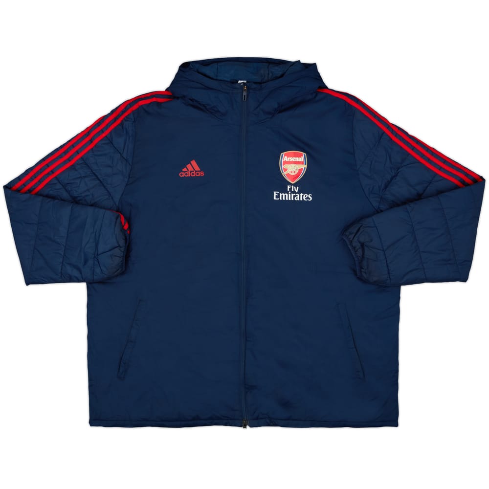 2019-20 Arsenal adidas Padded Bench Coat - 8/10 - (XXL)
