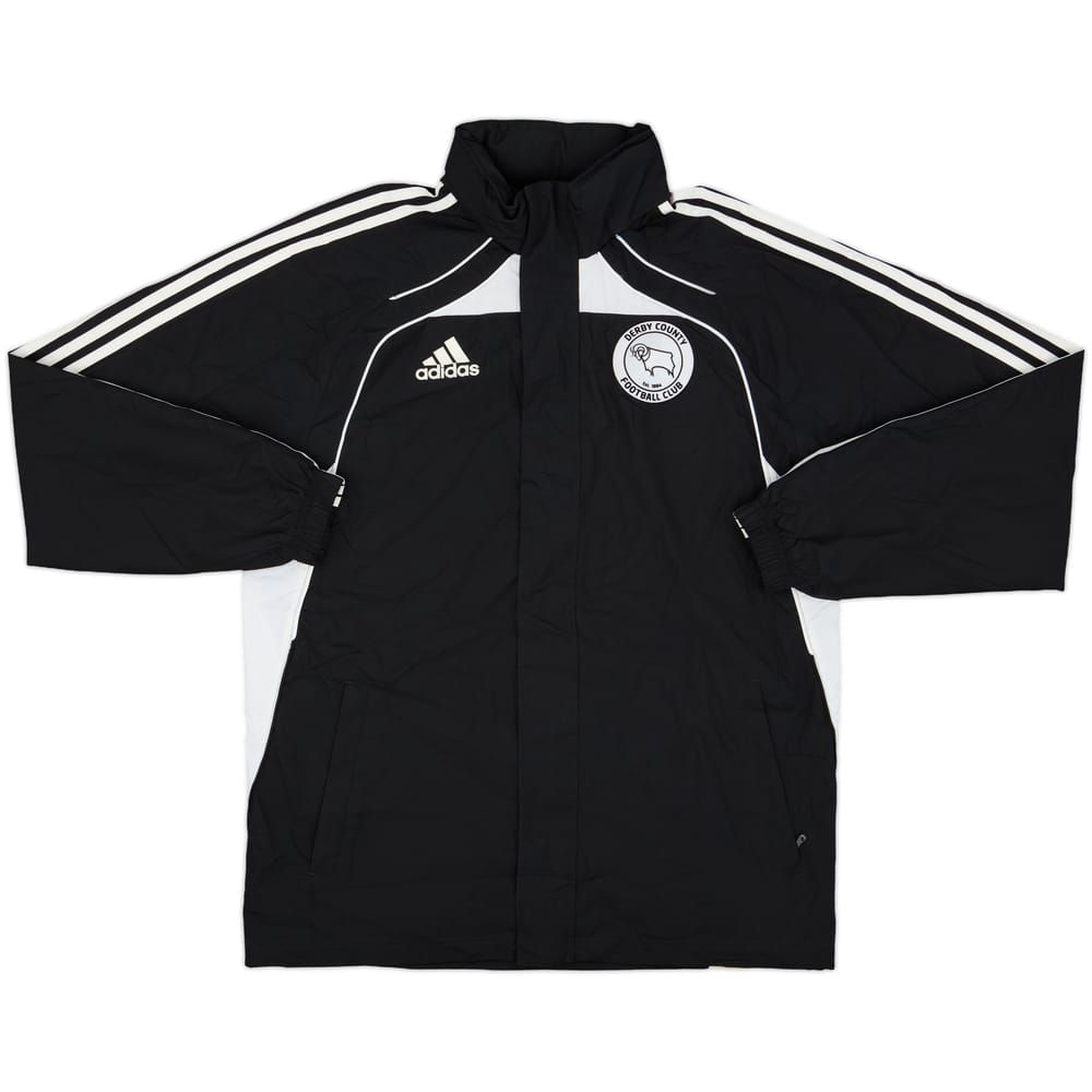 2010-11 Derby County adidas Hooded Rain Jacket - 8/10 - (M)