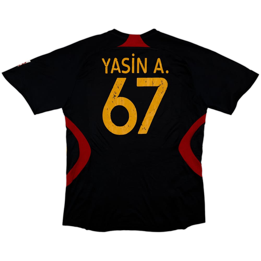 2007-08 Galatasaray Third Shirt Yasin A. #67 - 4/10 - (L)