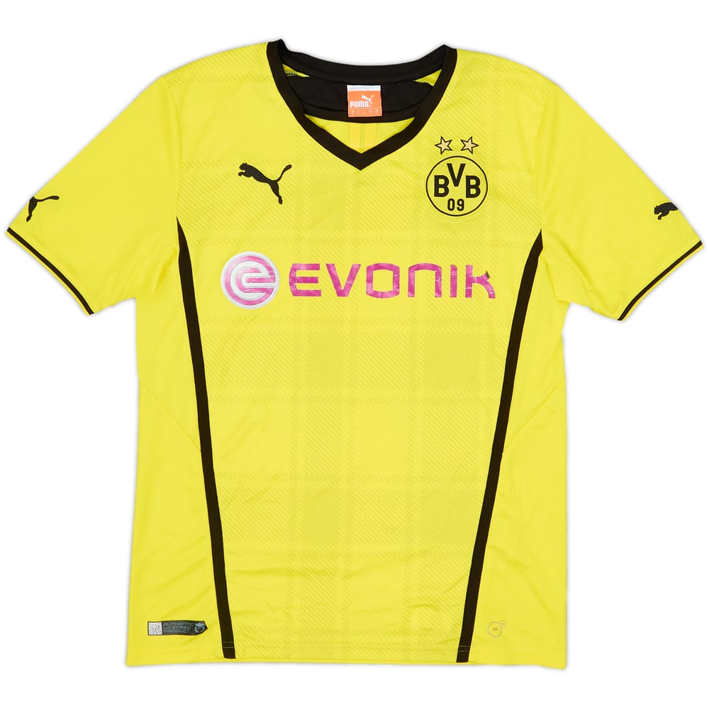 2013-14 Borussia Dortmund Home Shirt - 4/10 - (S)