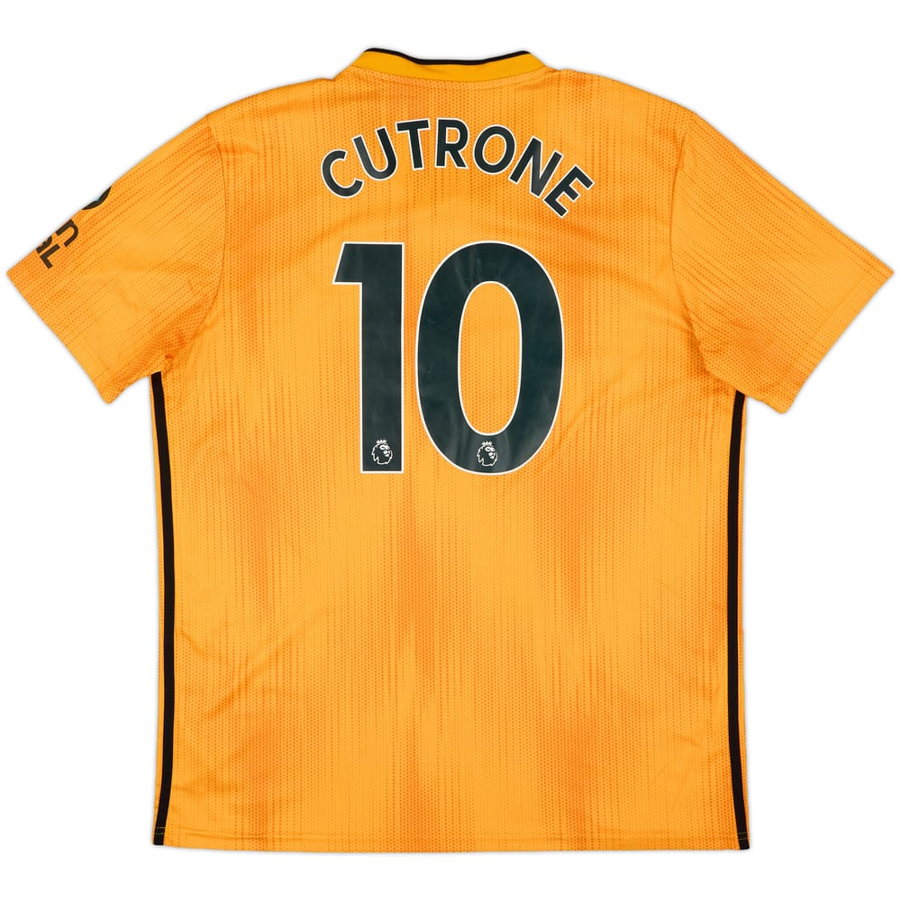 2019-20 Wolves Home Shirt Cutrone #10 - 5/10 - (XL)