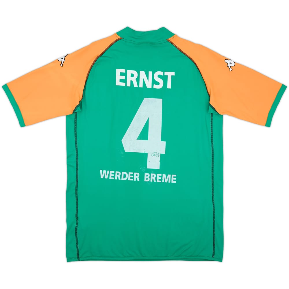 2003-04 Werder Bremen Home Shirt Ernst #4 - 4/10 - (XXL)