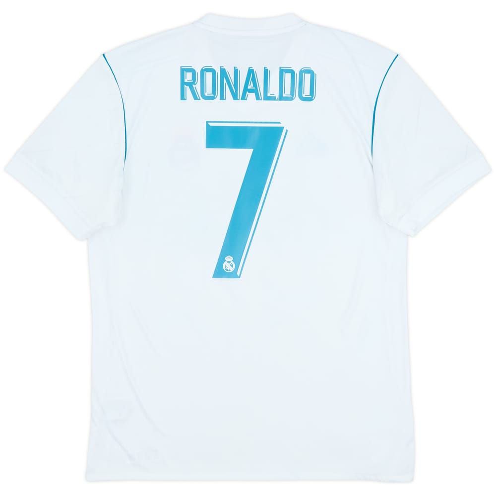 2017-18 Real Madrid Home Shirt Ronaldo #7 - 8/10 - (M)