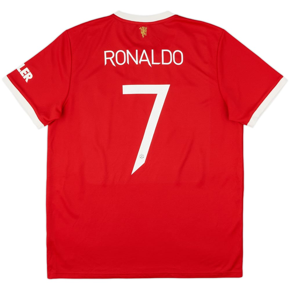 2021-22 Manchester United Home Shirt Ronaldo #7 - 7/10 - (XL)