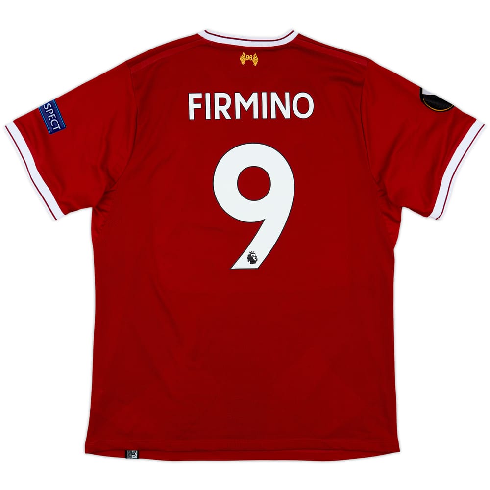 2017-18 Liverpool 125 Years Home Shirt Firmino #9 - 5/10 - (XL)