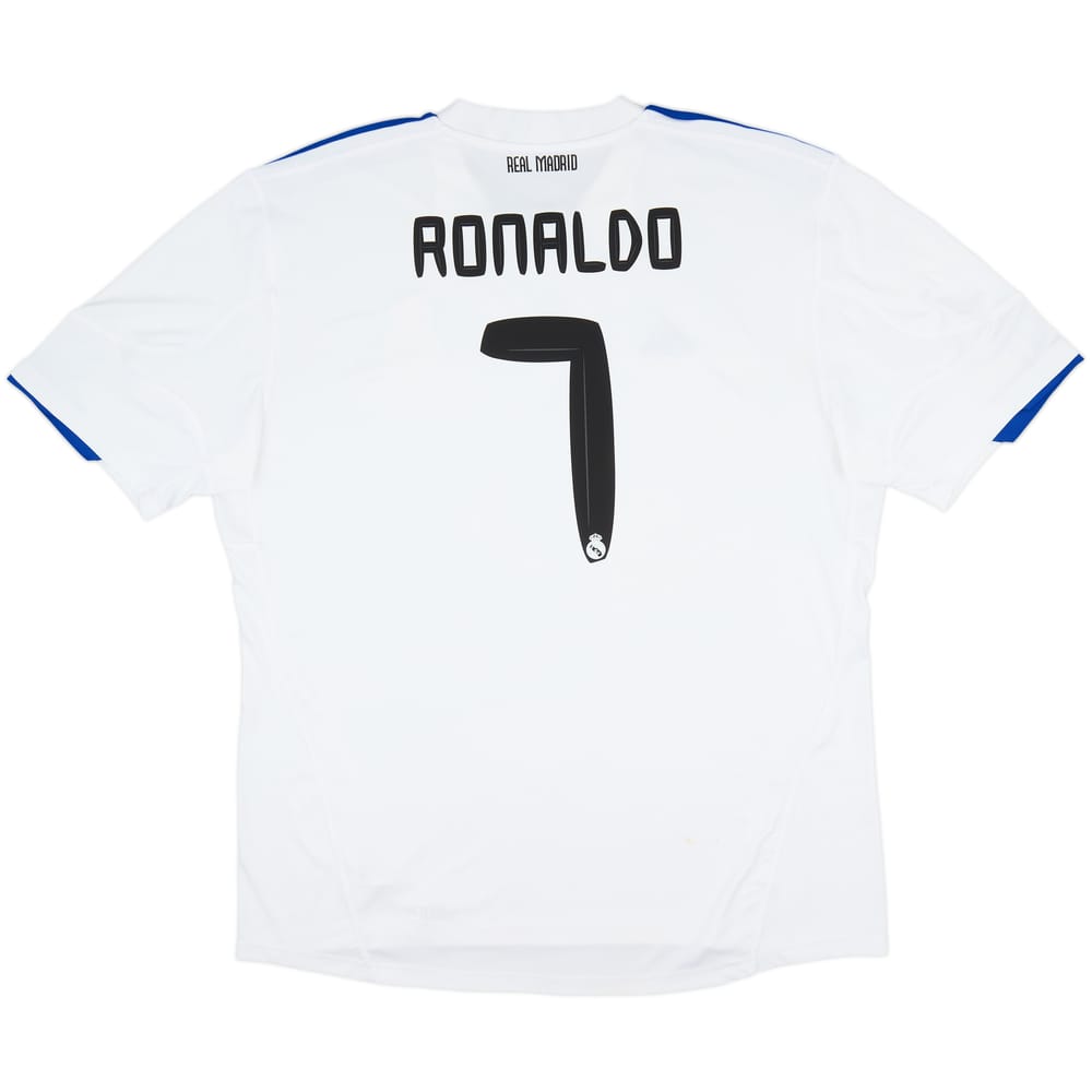 2010-11 Real Madrid Home Shirt Ronaldo #7 - 6/10 - (XXL)