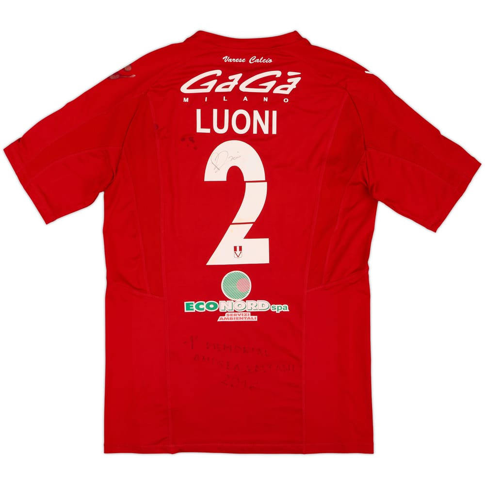 2015-16 Varese Signed Home Shirt Luoni #2 - 4/10 - (XXL)