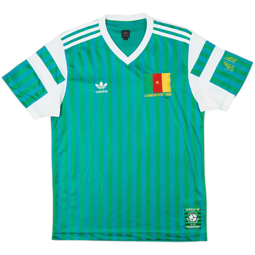 2006 Cameroon adidas Originals Retro Style '1990 Home' Shirt - 9/10 - (S)