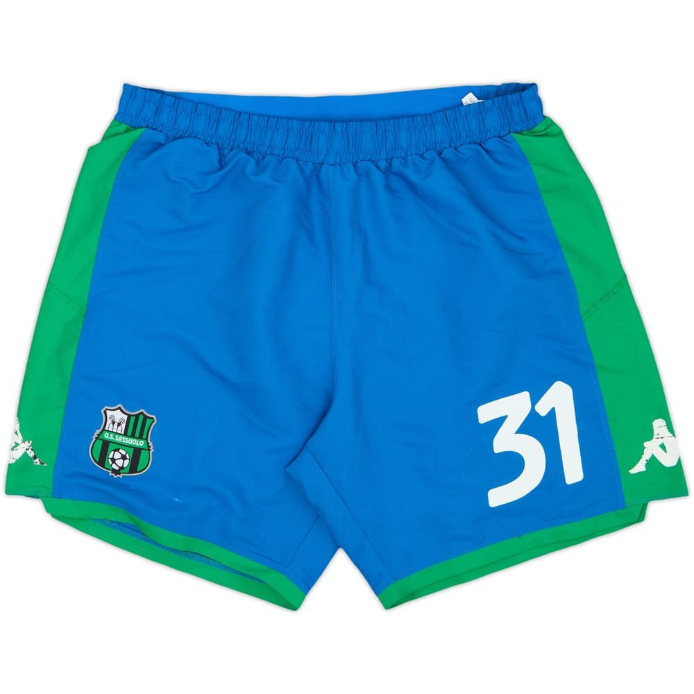 2019-20 Sassuolo Player Issue Third Shorts #31 - 5/10 - (XXL)