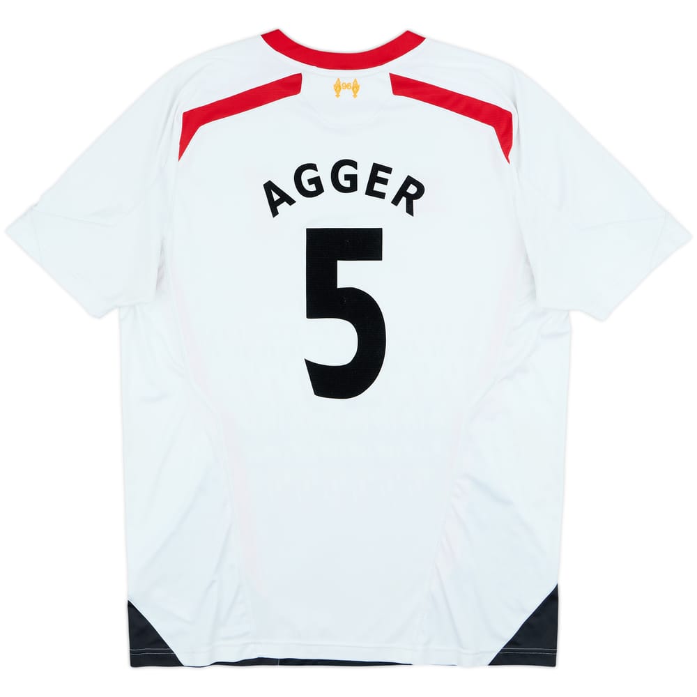 2013-14 Liverpool Away Shirt Agger #5 - 6/10 - (XL)