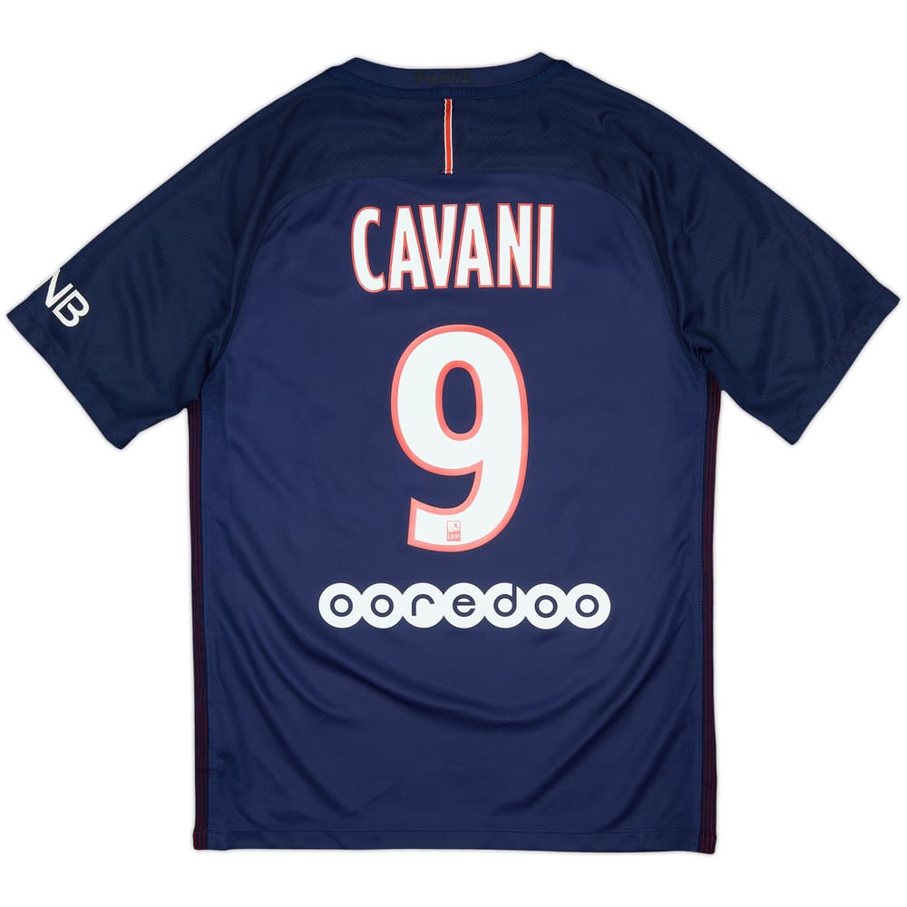 Camiseta de local del Paris Saint-Germain 2016-17 Cavani #9 - 5/10 - (S)
