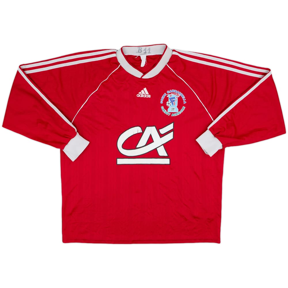 2000-01 Coupe de France L/S Shirt #11 - 6/10 - (M)