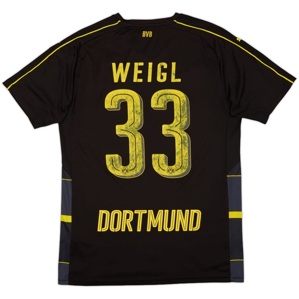 2016-17 Borussia Dortmund Away Shirt Weigl #33 - 4/10 - (M)