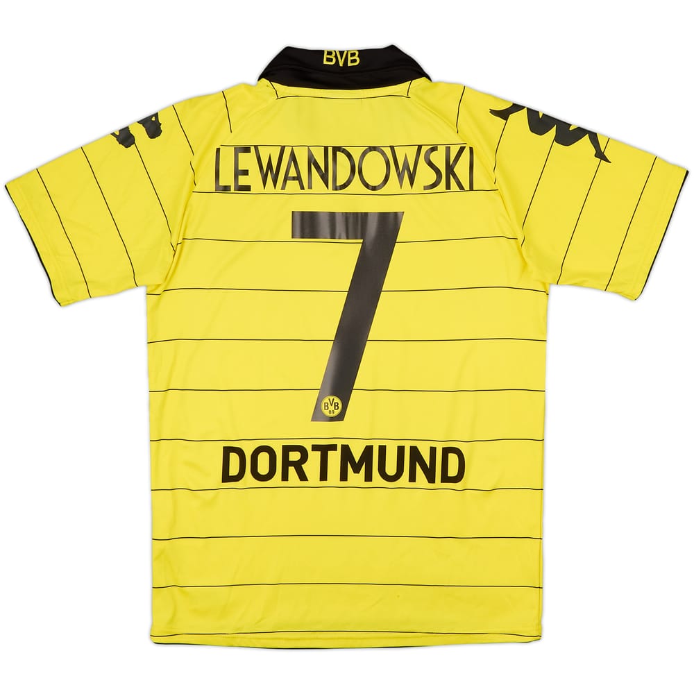 2010-11 Borussia Dortmund Home Shirt Lewandowski #7 - 6/10 - (XL.Boys)