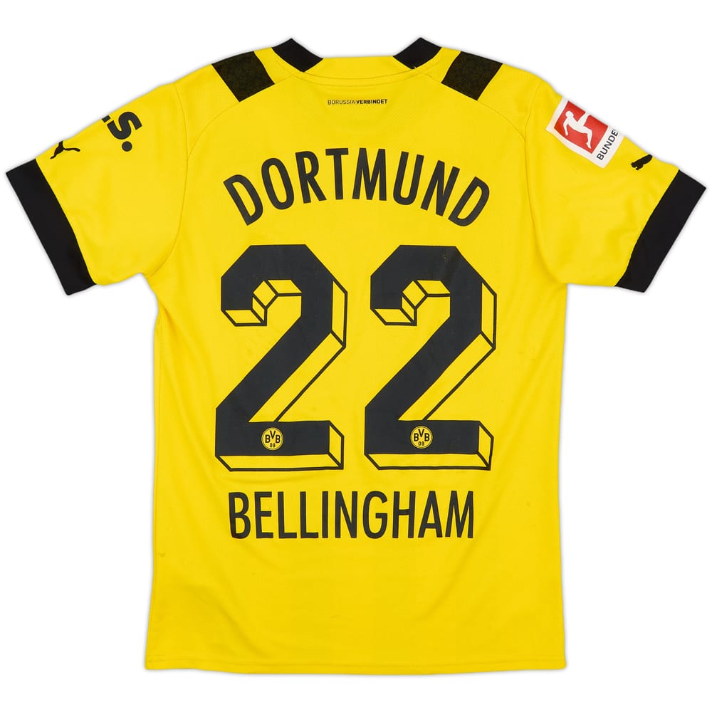 2022-23 Dortmund Home Shirt Bellingham #22 - 5/10 - (S)
