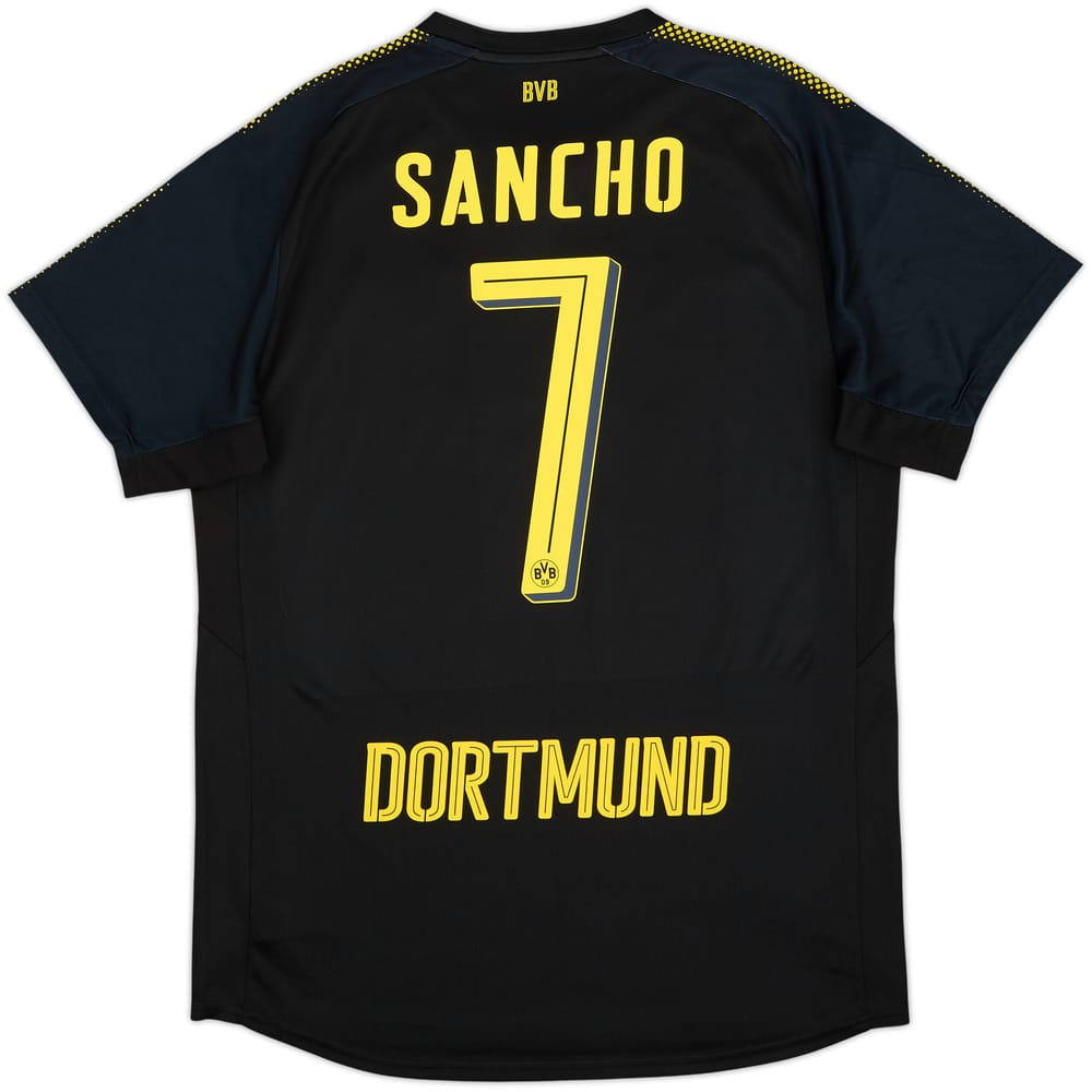 2017-18 Borussia Dortmund Away Shirt Sancho #7 - 9/10 - (L)