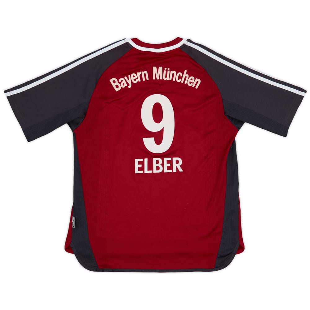 2001-02 Bayern Munich Home Shirt Elber #9 - 8/10 - (Y)