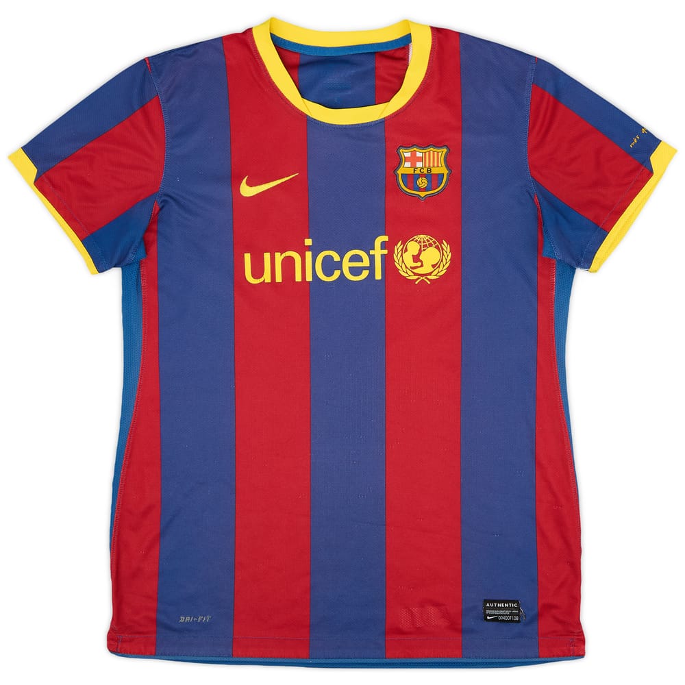 2010-11 Barcelona Home Shirt - 6/10 - (XL.Boys)