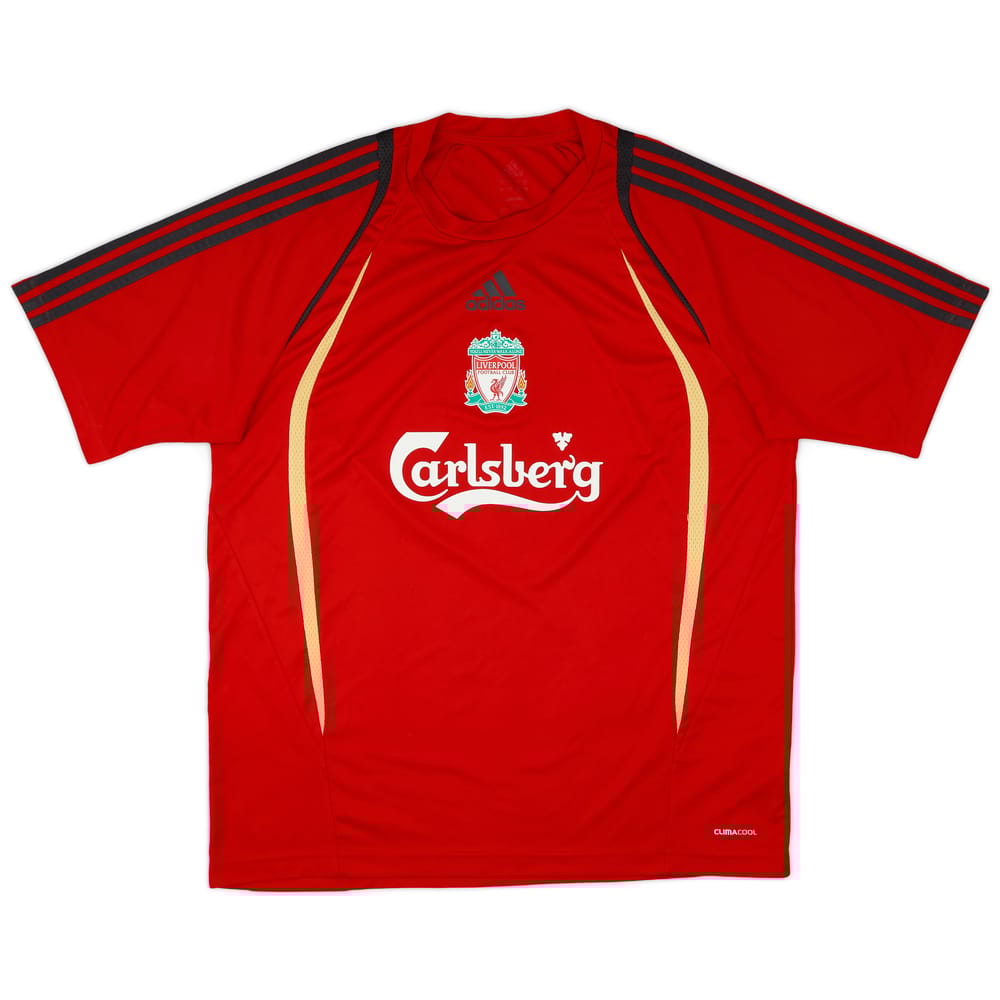 2009-10 Liverpool adidas Training Shirt - 8/10 - (XL)