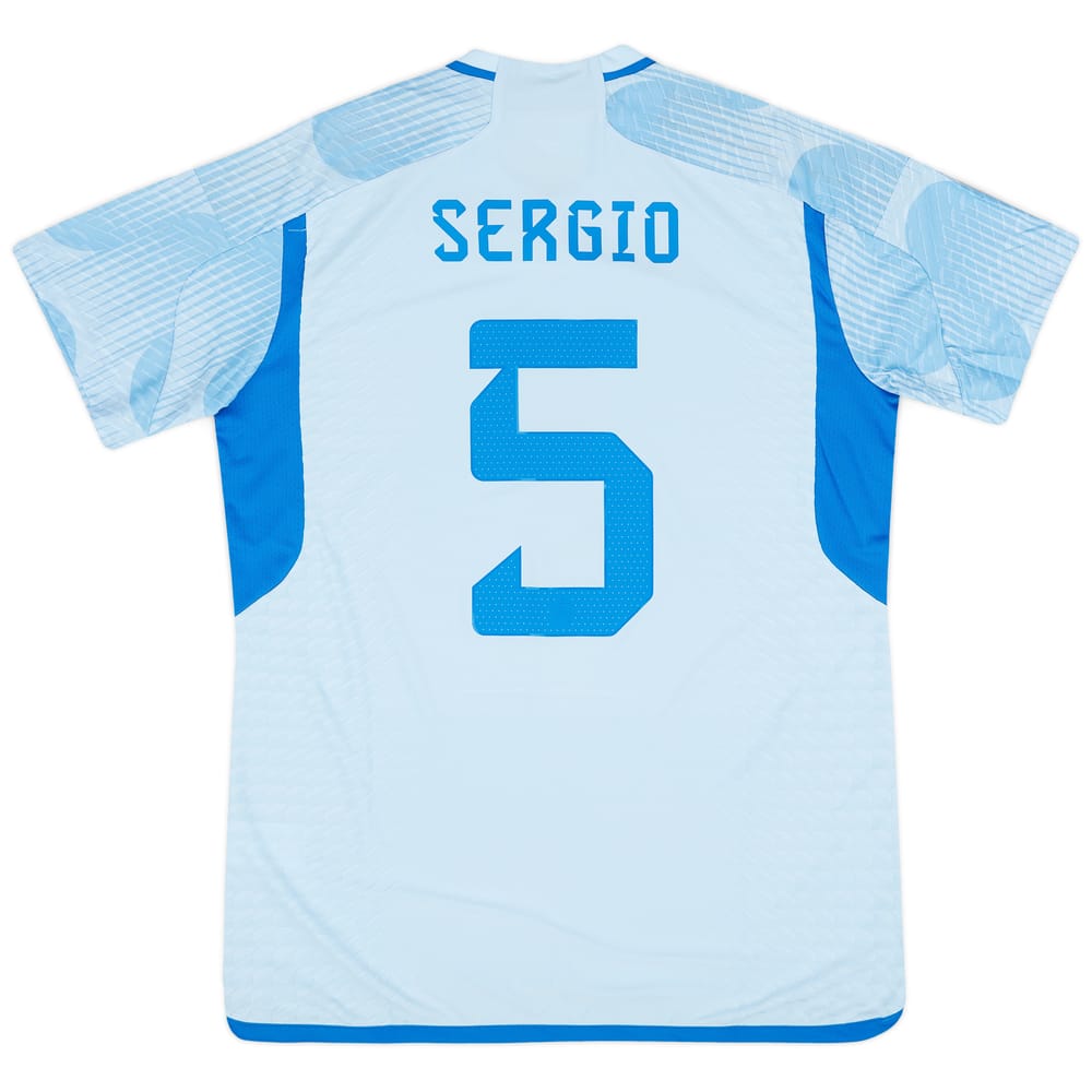 2022-23 Spain Authentic Away Shirt Sergio #5
