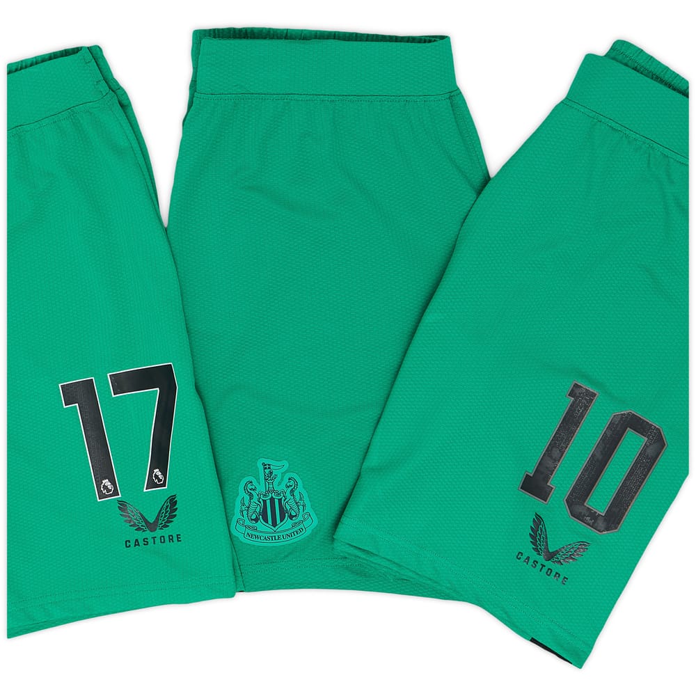 2023-24 Newcastle Player Issue Away Shorts # - 3/10