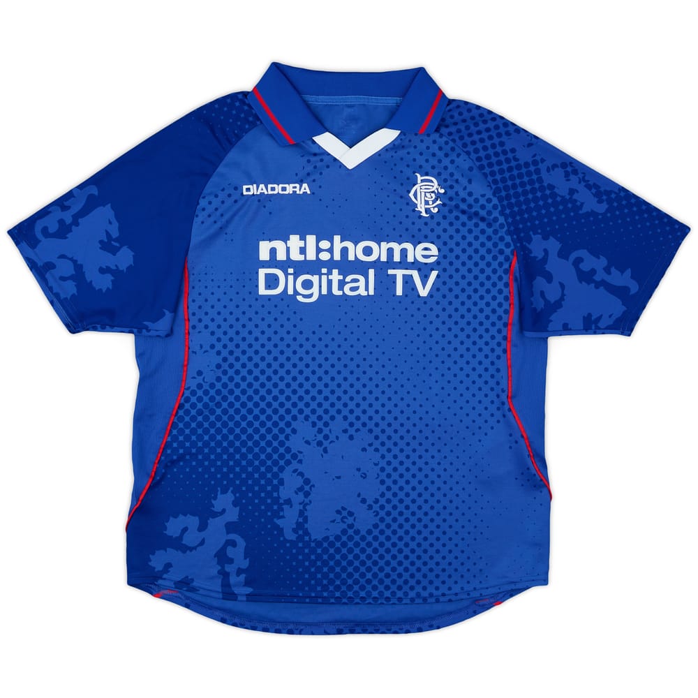 2002-03 Rangers Home Shirt - 8/10 - (L)