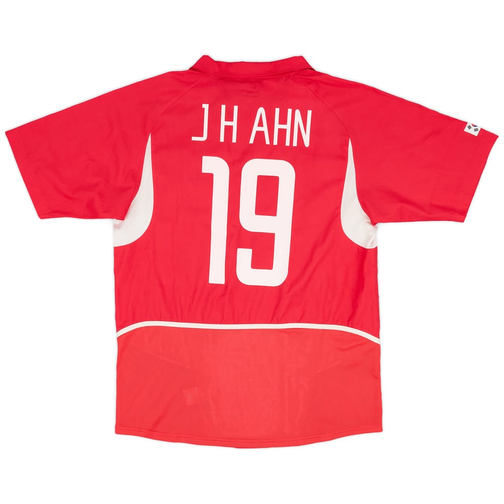 2002-03 South Korea Home Shirt J.H.Ahn #19 - 6/10 - (XL)