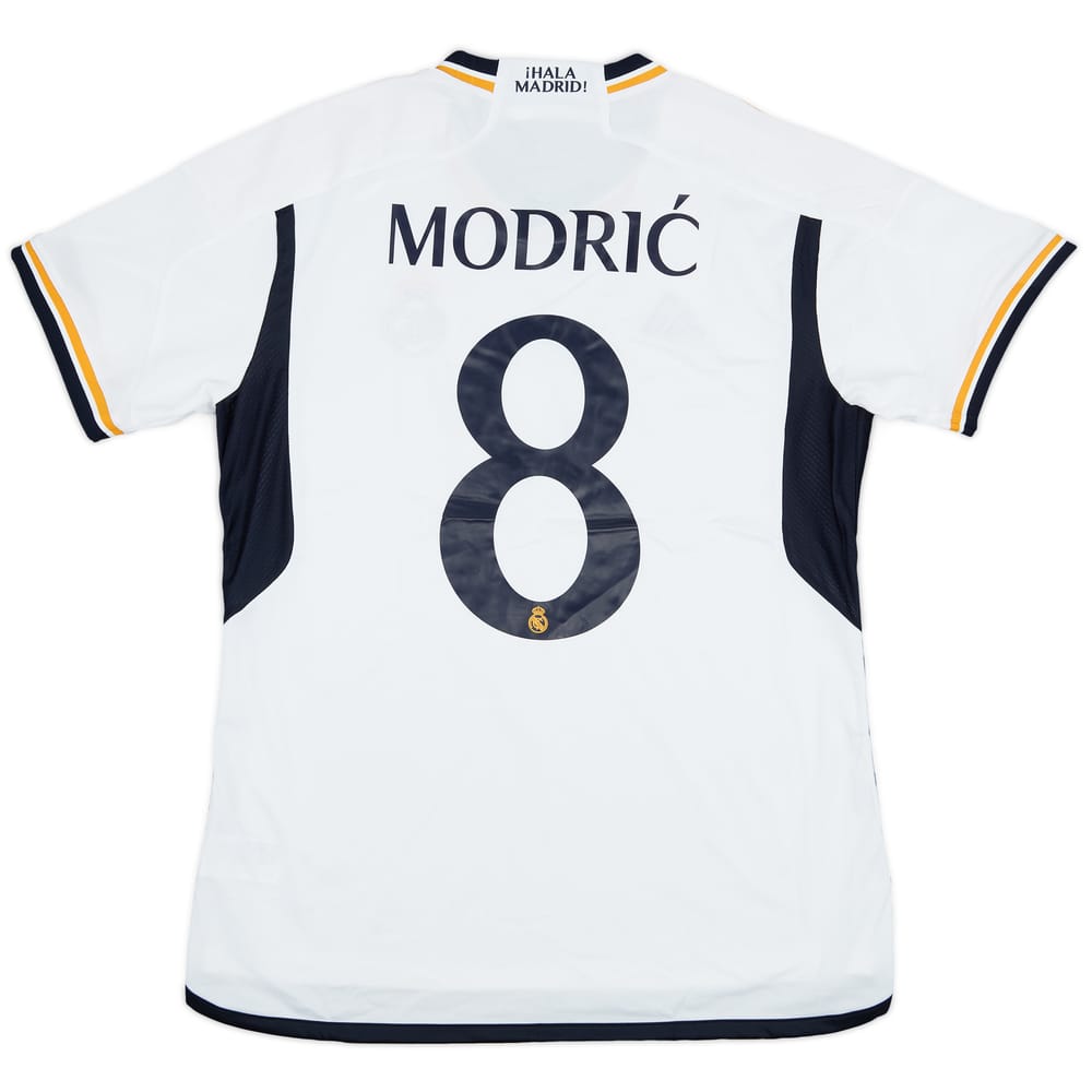 2023-24 Real Madrid Home Shirt Modric #8 (L)