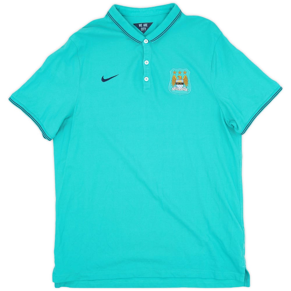 2015-16 Manchester City Nike Polo Shirt - 8/10 - (XL)