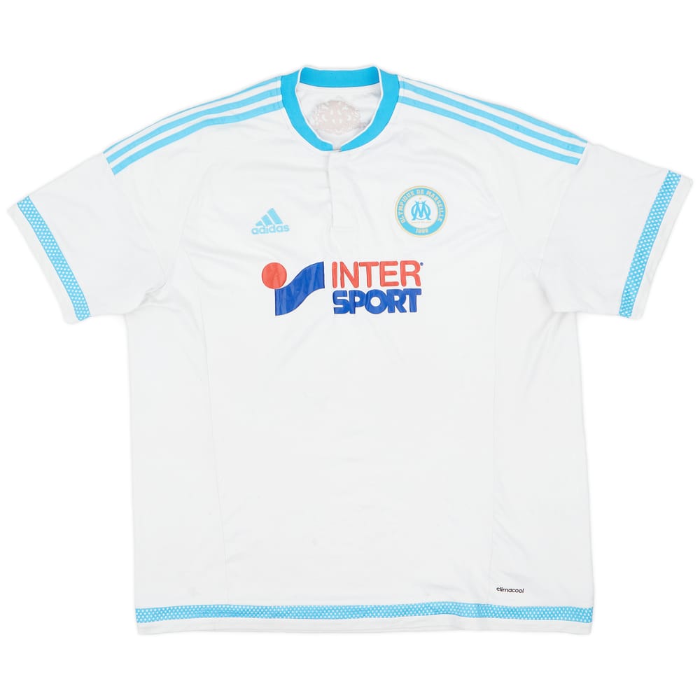 2015-16 Olympique Marseille Home Shirt - 4/10 - (XXL)
