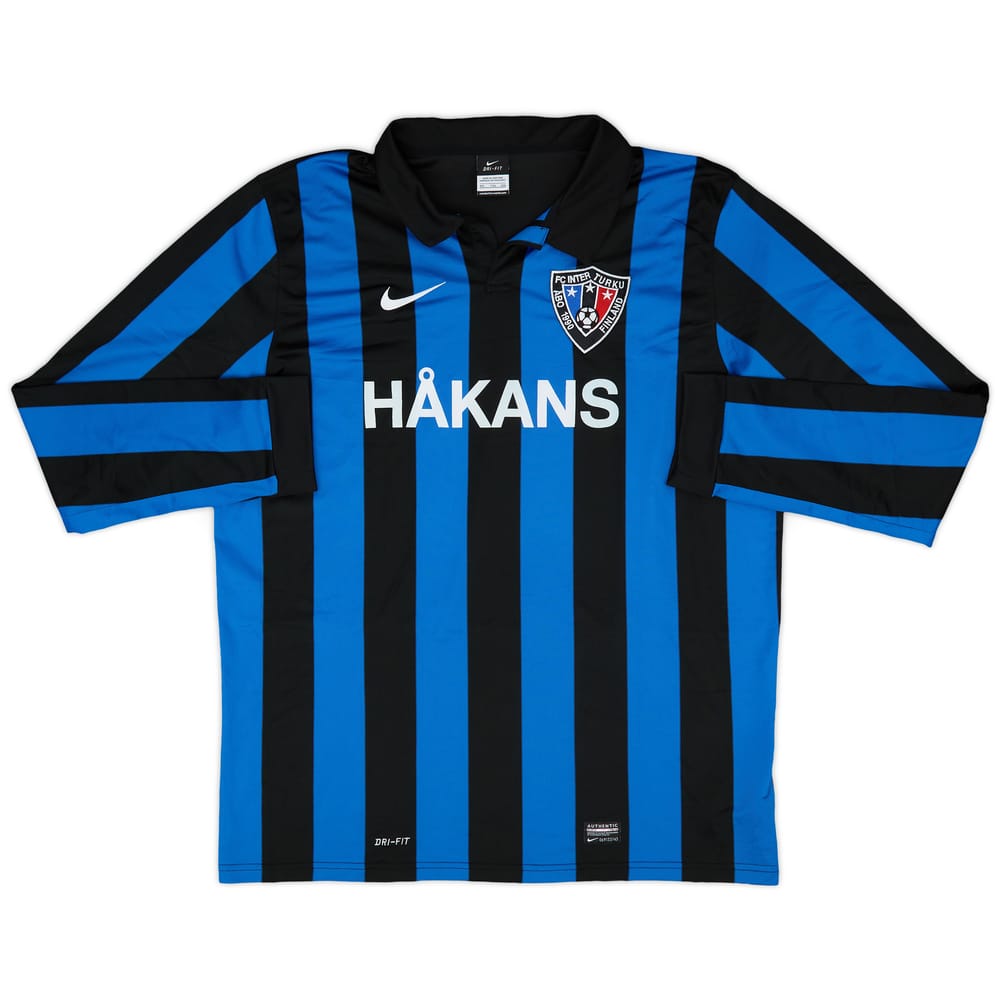 2013-14 Inter Turku Home L/S Shirt - 7/10 - (XXL)