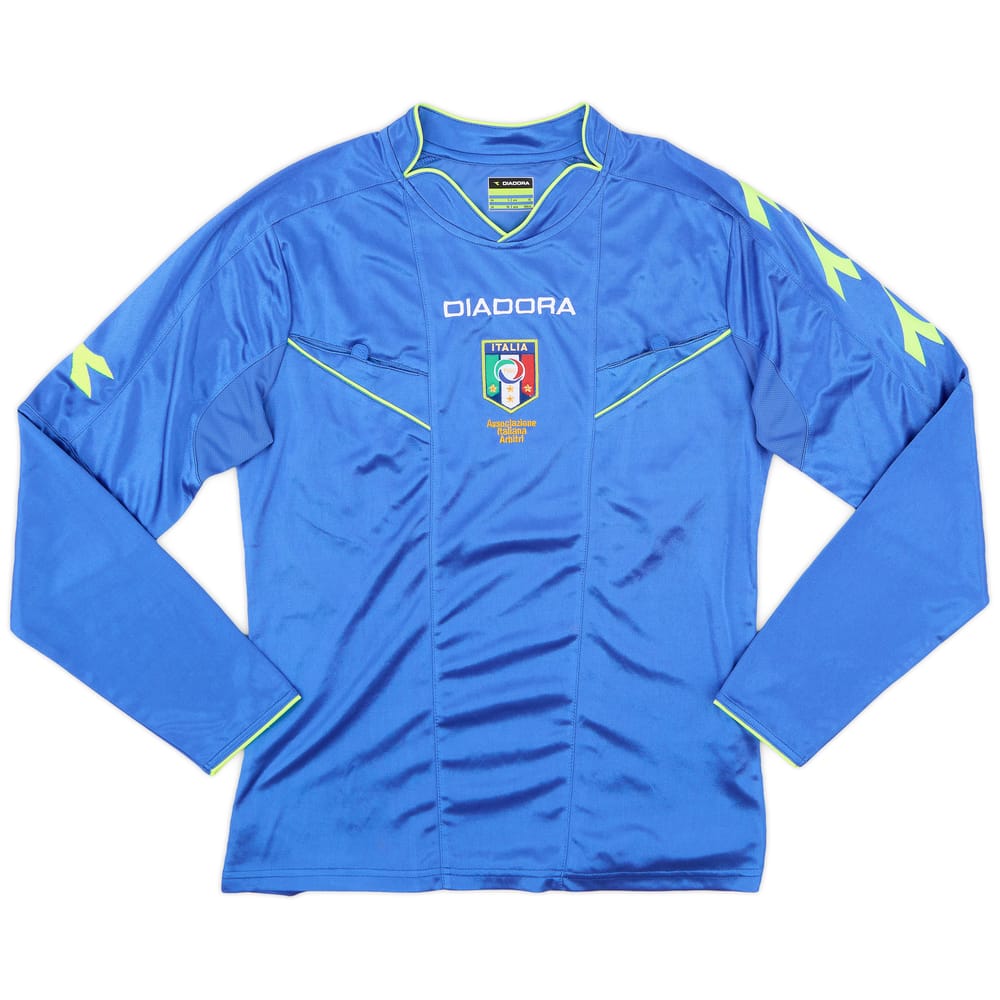2013-14 Italy Diadora Referee L/S Shirt - 9/10 - (XS)