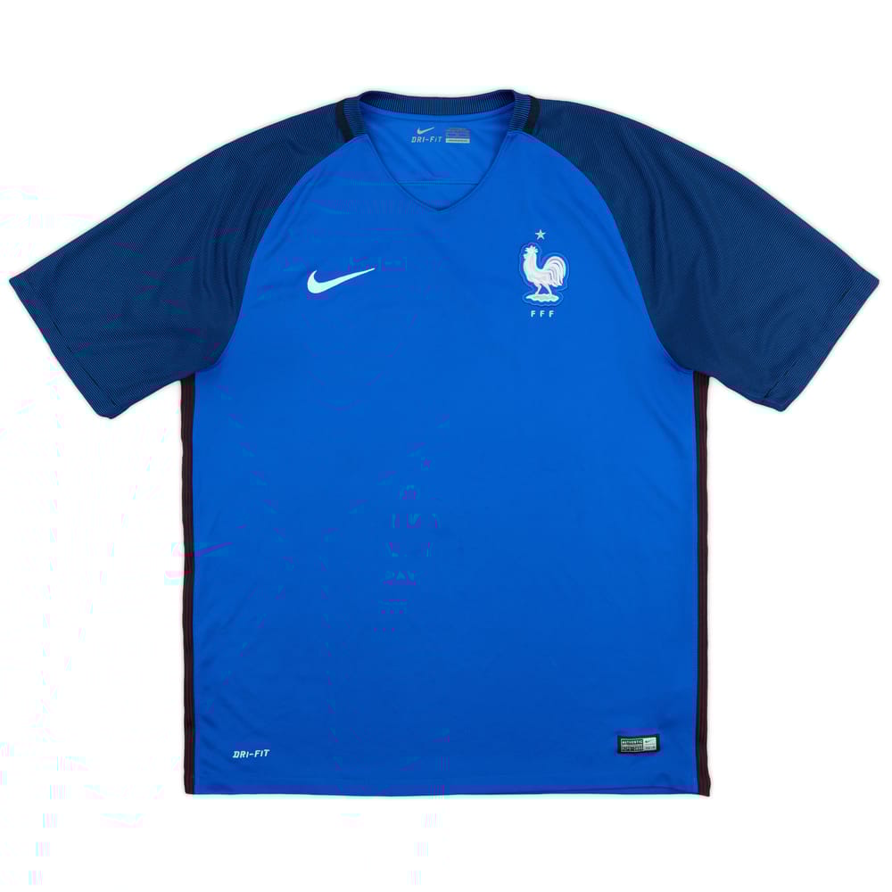 2016-17 France Home Shirt - 9/10 - (XL)