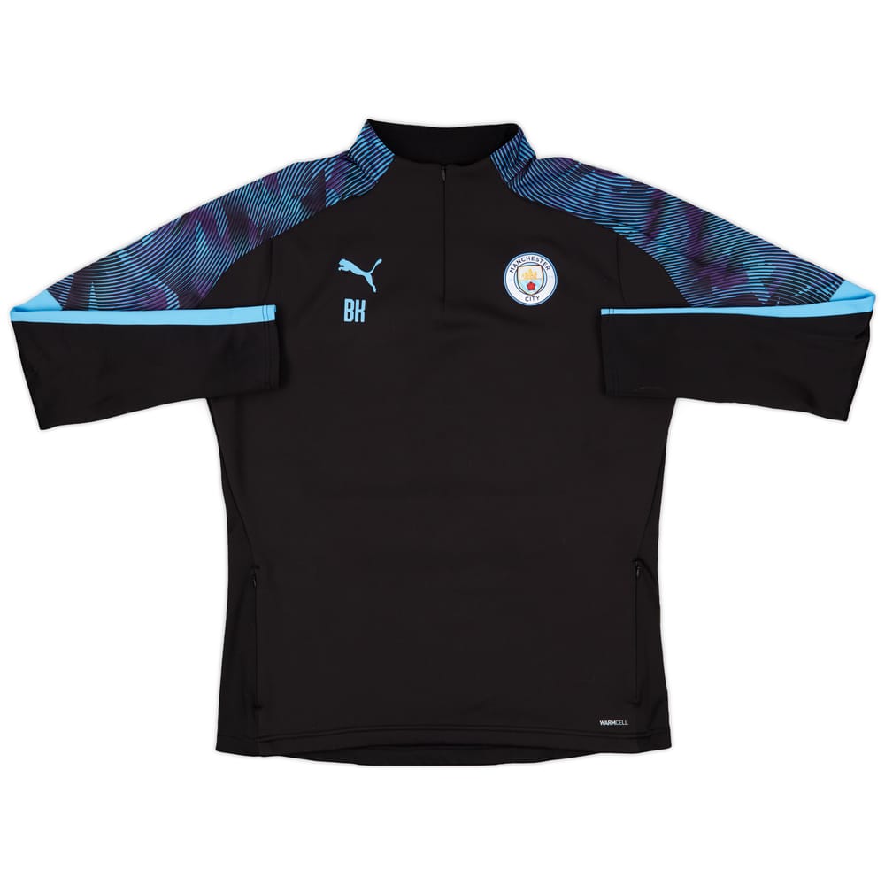 2018-19 Manchester City Nike 1/4 Zip Training Top BK - 9/10 - (XL)