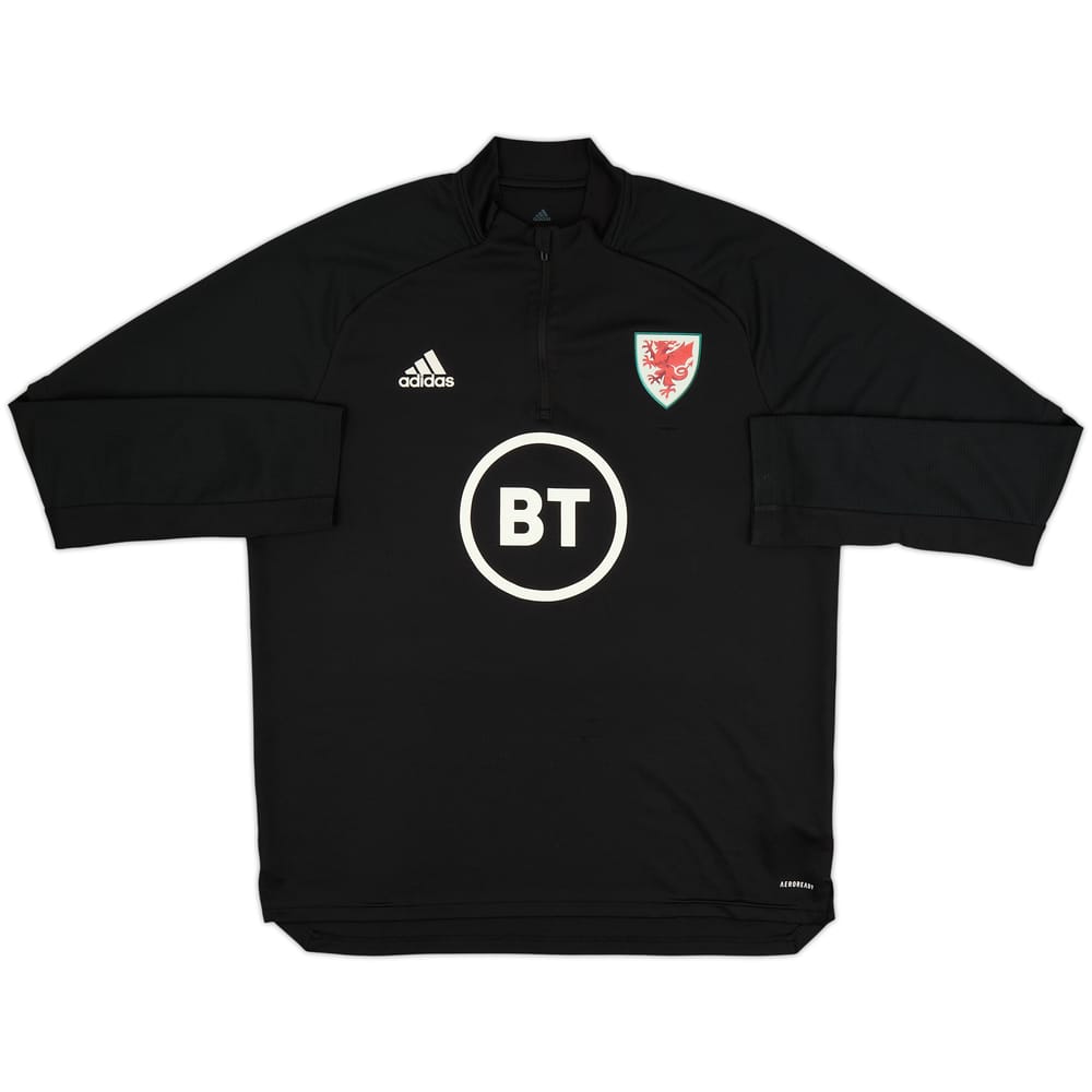 2020-21 Wales adidas 1/4 Zip Training top - As New - (XL)
