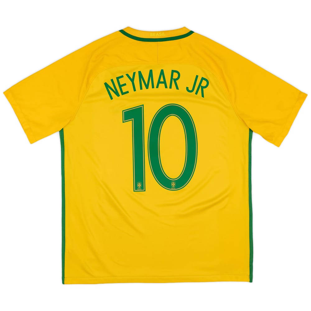 2016-17 Brazil Home Shirt Neymar #10 - 6/10 - (L)
