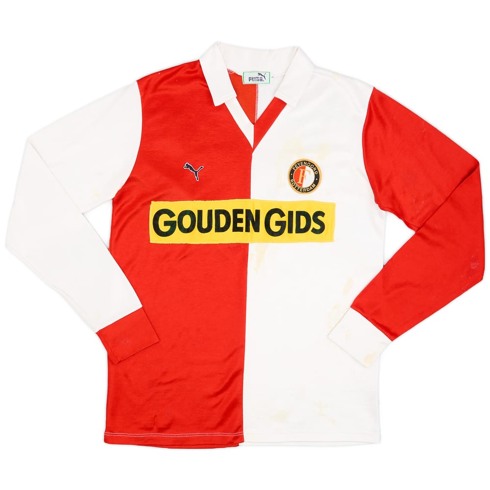 1983-84 Feyenoord 'Champions' Home L/S Shirt - 4/10 - (L)
