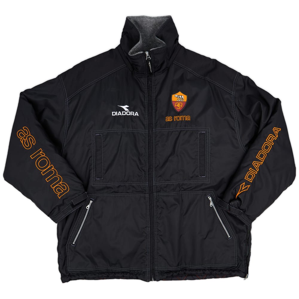 1999-00 Roma Diadora Padded Bench Coat - 9/10 - (L)