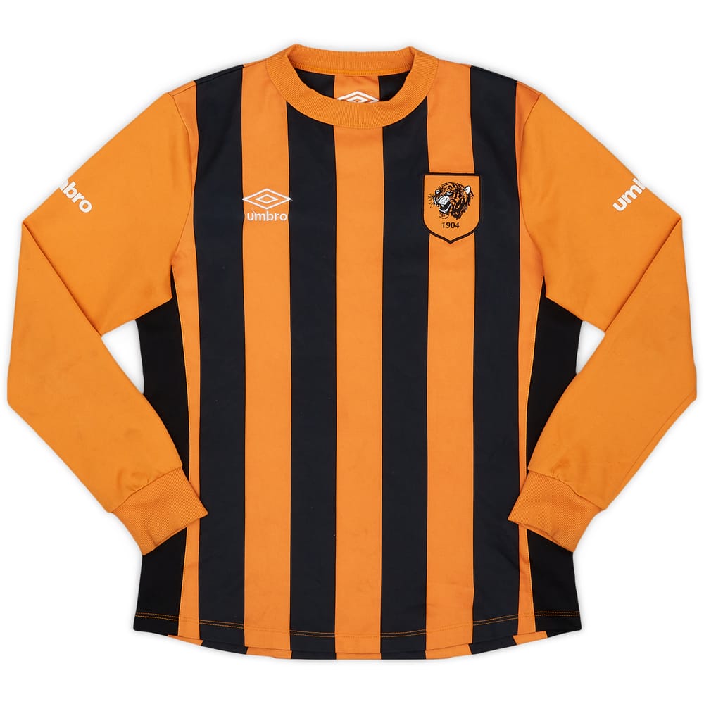 2014-15 Hull City Home L/S Shirt - 9/10 - (M.Boys)