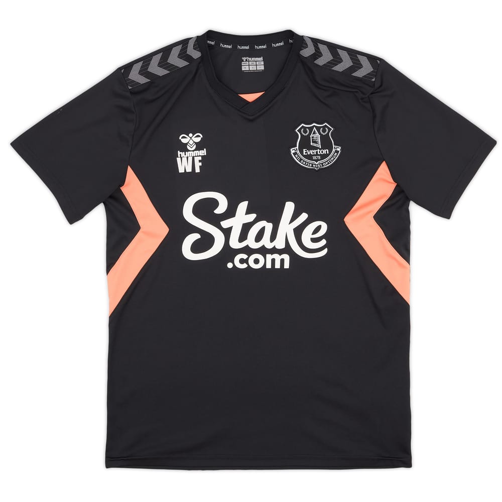 2020-21 Everton Staff Issue Hummel Training Shirt WF - 9/10 - (M)
