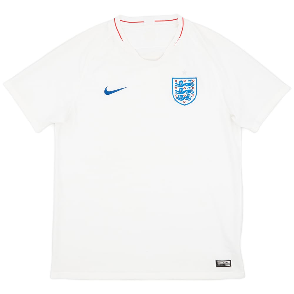 2018-19 England Home Shirt - 8/10 - (XL)