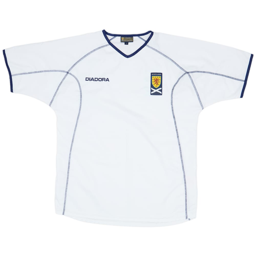 2003-05 Scotland Diadora Training Shirt - 8/10 - (L)