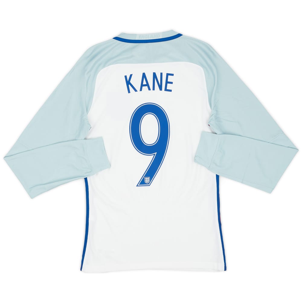 2016-17 England Player Issue Home L/S Shirt Kane #9 (S)