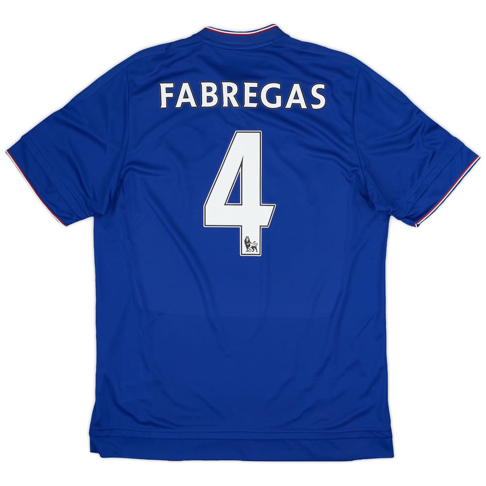 2015-16 Chelsea Home Shirt Fabregas #4 (L)