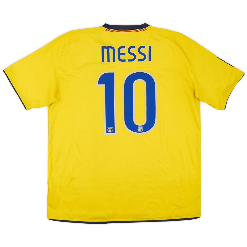 2008-10 Barcelona Away Shirt Messi #10 - 6/10 - (XL)