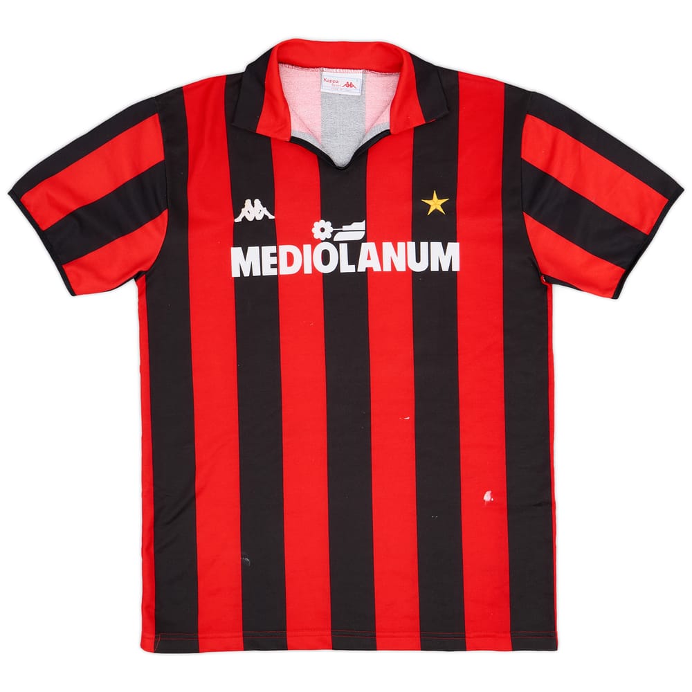 1987-88 AC Milan Home Shirt #10 - 7/10 - (M)