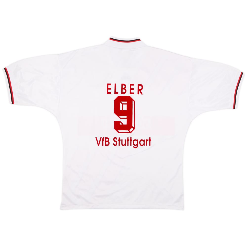 1993-95 Stuttgart Home Shirt Elber #9 - 6/10 - (XL)