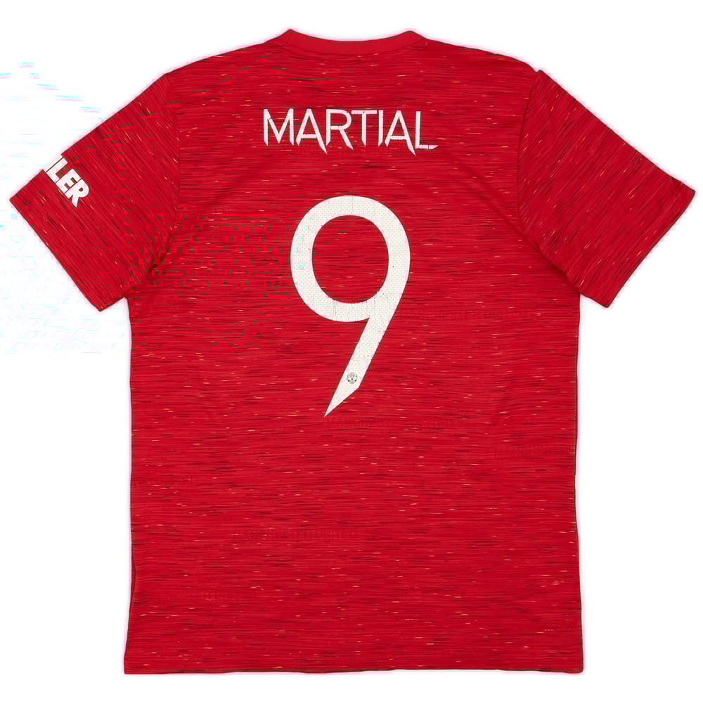 2020-21 Manchester United Home Shirt Martial #9 - 6/10 - (L)